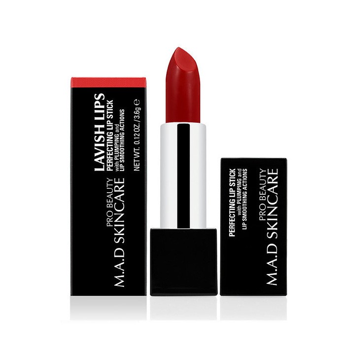 M.A.D Lavish Lips № 002 Омолаживающая помада с эффектом увеличения объема губ Perfecting Lip Stick RANDY