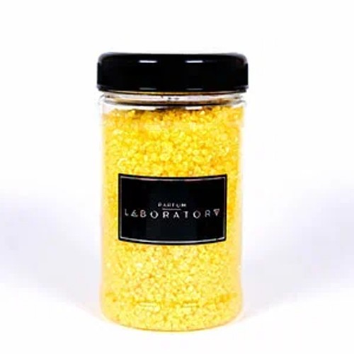 LAB Parfum Мерцающая соль желтая "Манго и бергамот", 300 гр