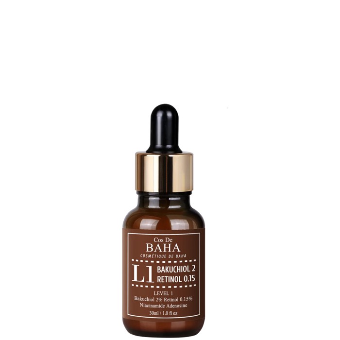 Cos de Baha Сыворотка с бакучиолом и ретинолом L1 Bakuchiol & Retinol Serum, 30 мл