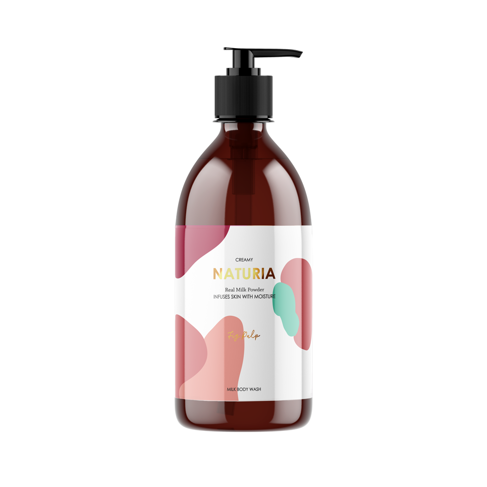 [NATURIA] Гель для душа ИНЖИР Creamy Milk Body Wash - Fig Pulp, 750 мл