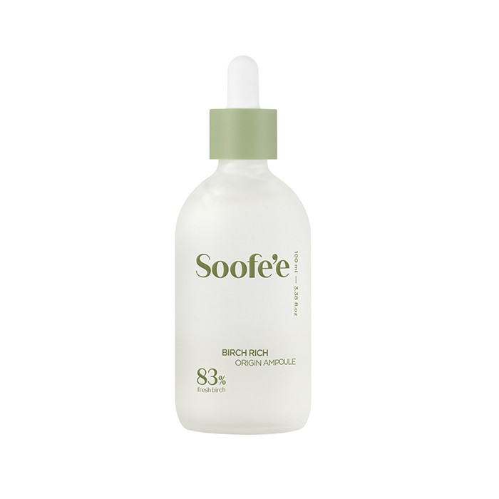 SOOFEE Ревитализирующая сыворотка на основе березового сока Birch Rich Origin Ampoule, 100 мл