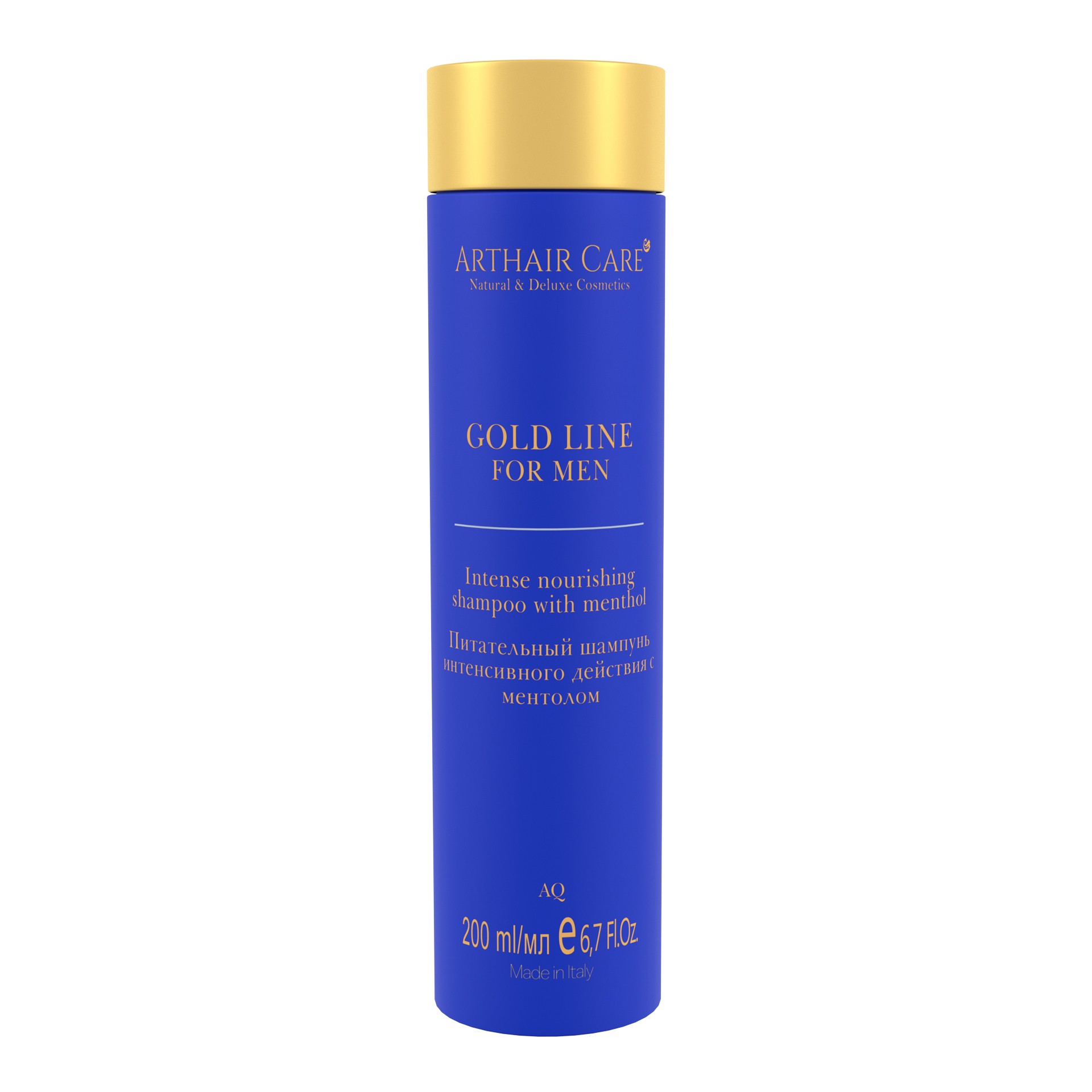 ARTHAIR CARE Питательный шампунь интенсивного действия с ментолом AQ For Men, 200 мл