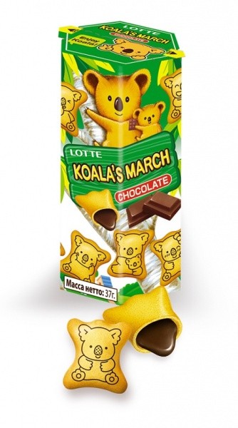Печенье KOALA'S MARCH (Chocolate) 37г