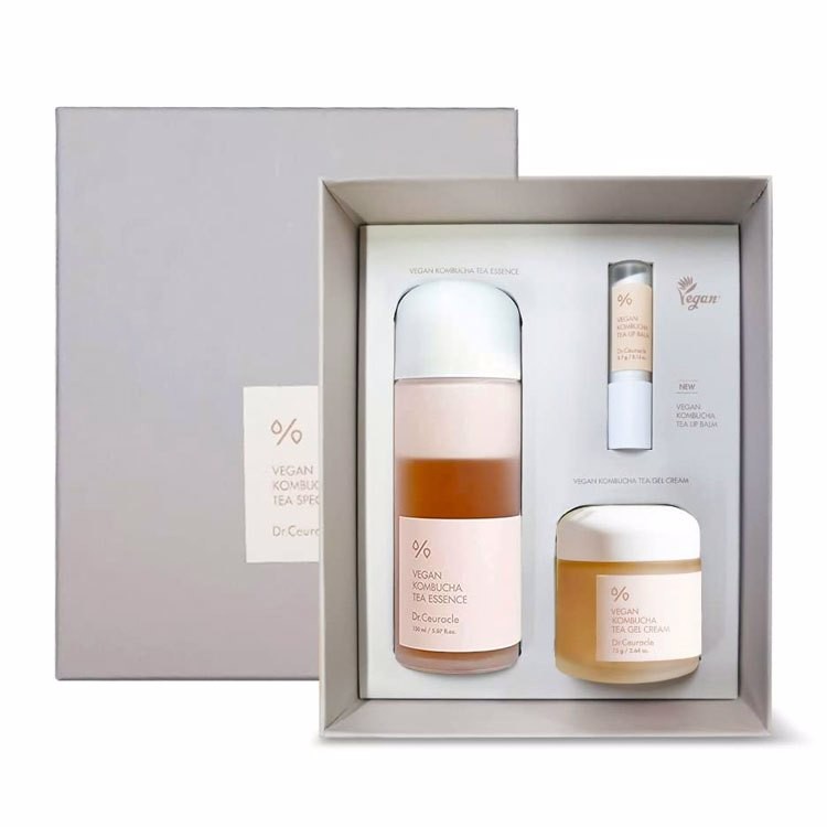 Dr.Ceuracle, Набор VEGAN KOMBUCHA SPECIAL SET (эссенция+гель+бальзам)