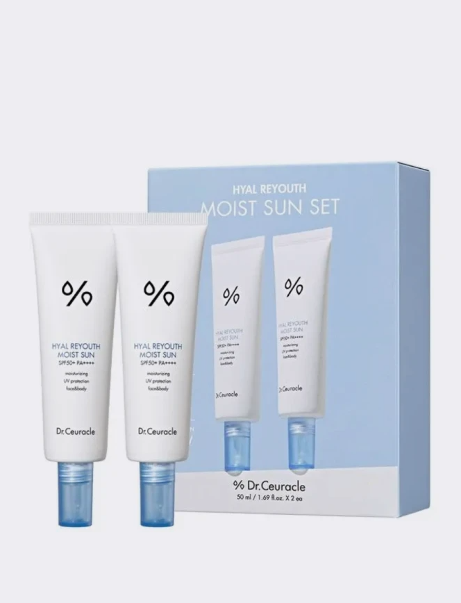 Dr.Ceuracle, Набор увлажняющих солнцезащитных кремов Hyal reyouth moist sun duo set