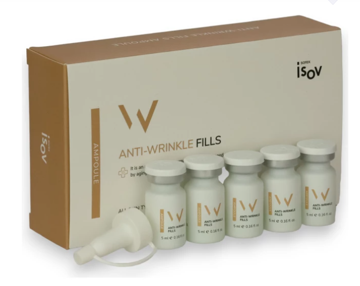 Isov Anti-wrinkle Fills Ampoule Инновационная сыворотка , гидрограмма с филаггрином 5 мл