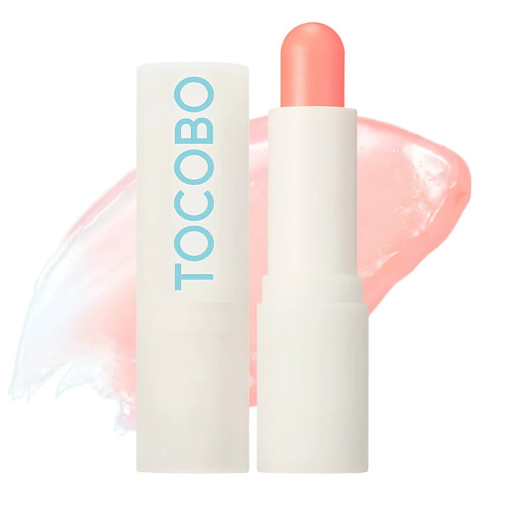 [Tocobo] Глянцевый оттеночный бальзам для губ Glow&Glass Tinted Lip Balm #001 CORAL WATER, 3.5гр