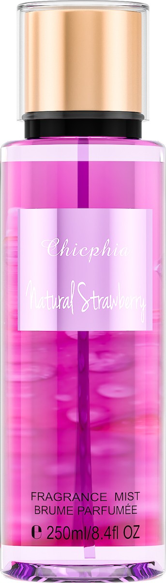 [Chicphia] Мист для тела ПАРФЮМИРОВАННЫЙ Body Mist Natural Strawberry, 250 мл