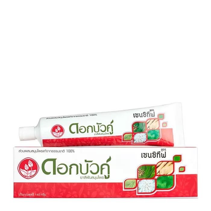 Twin Lotus Зубная паста "Для чувствительных зубов с травами" Sensitive Herbal Toothpaste, 90 г