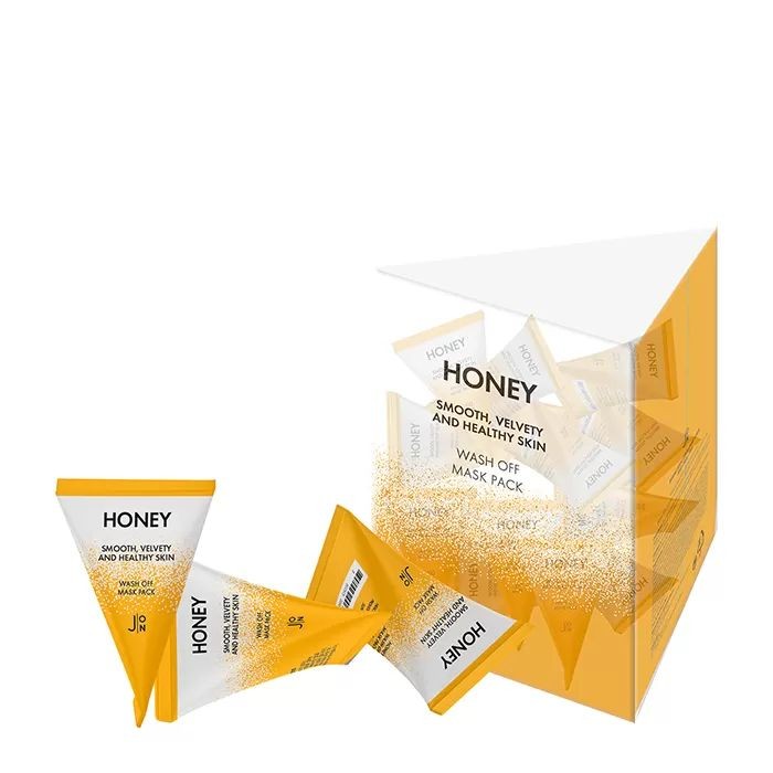 [J:ON] Маска с медом Honey Smooth Velvety and Healthy Skin Wash Off Mask Pack, 5 г
