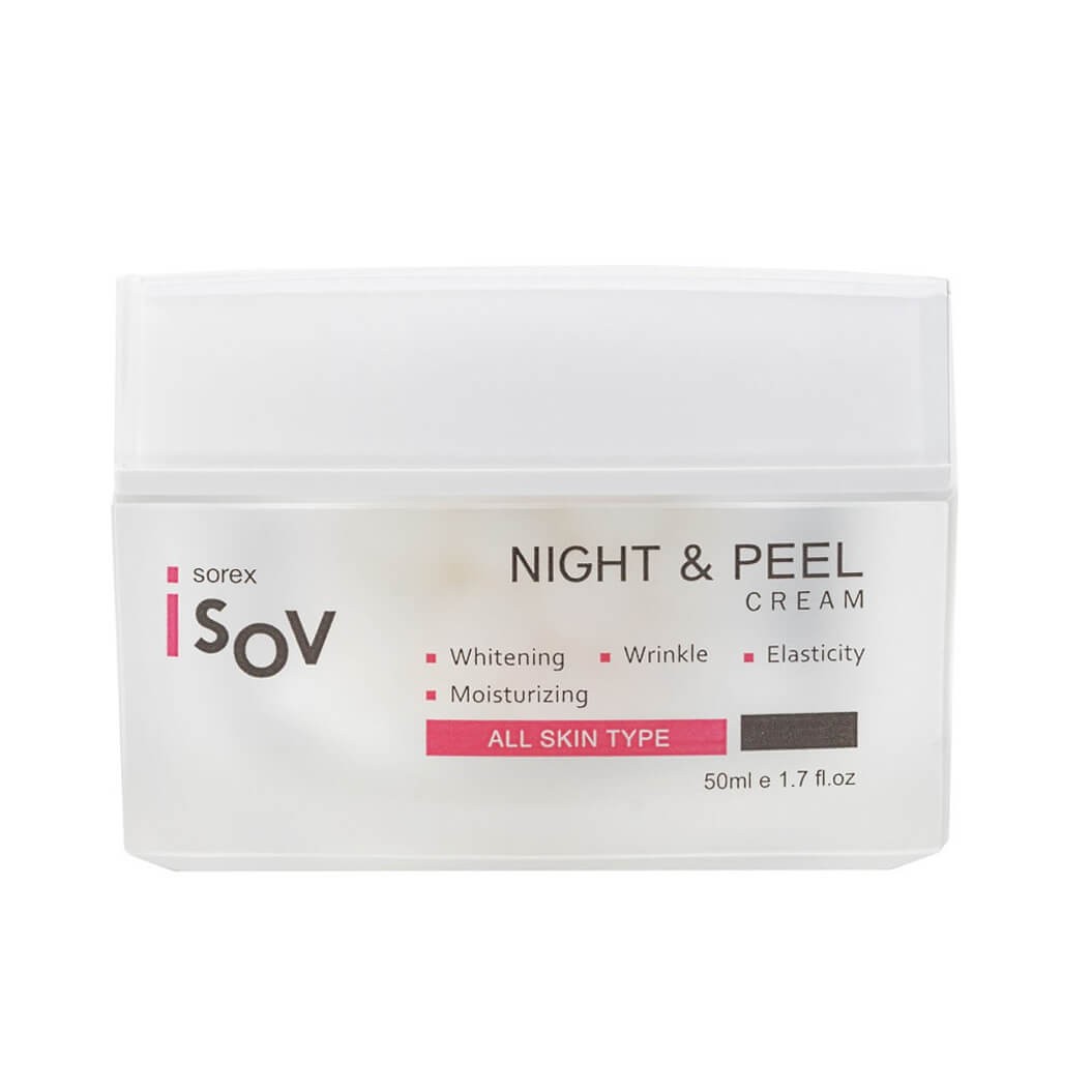 Isov Ночной капсульный пилинг-крем с фруктовыми экстрактами Night & Peeling Cream, 50 мл