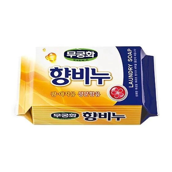 [MUKUNGHWA КОРЕЯ] Мыло хозяйственное АРОМАТИЗИРУЮЩЕЕ  Laundry soap, 230 гр