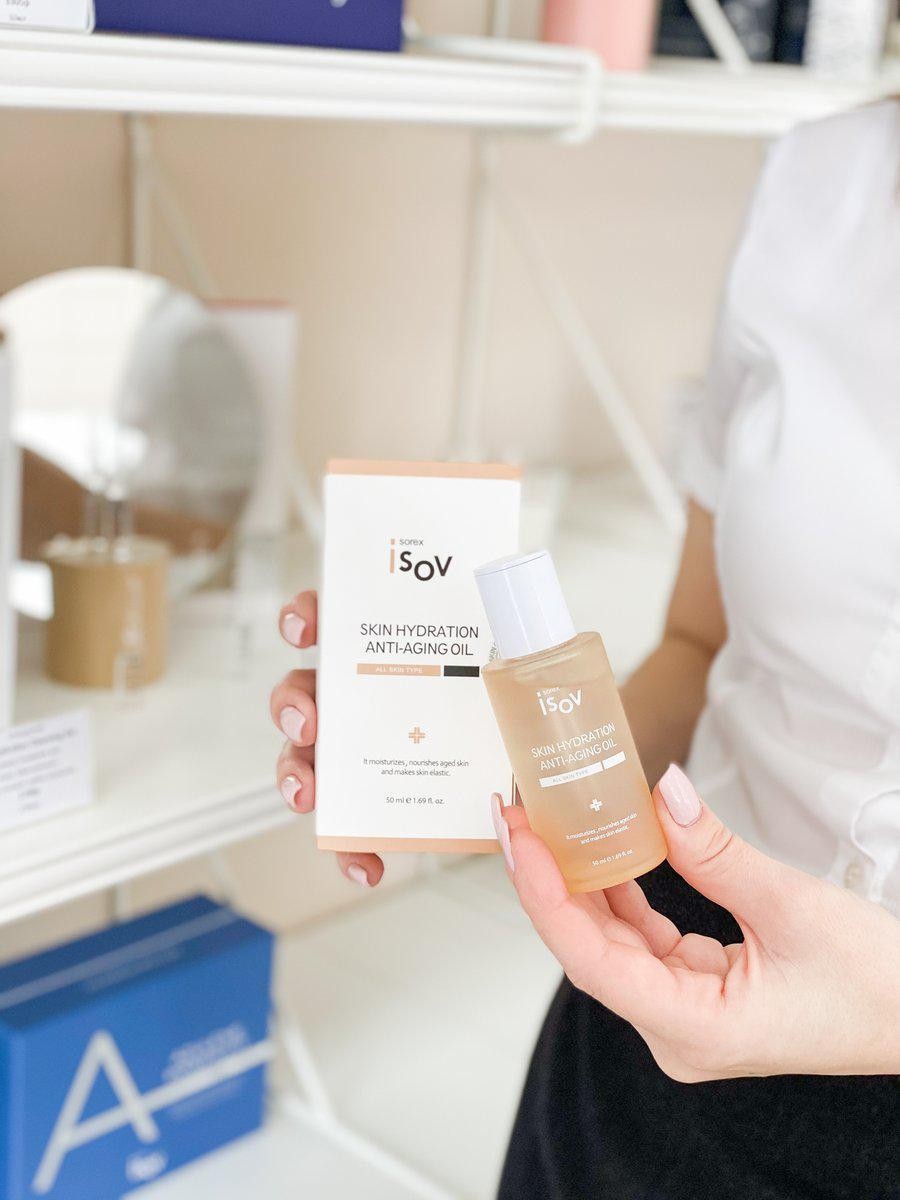 Isov Масло для лица увлажняющее Skin Hydration Anti-aging Oil, 50 мл