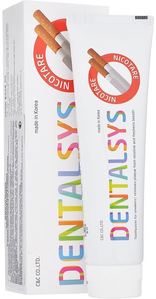 Kerasys Зубная паста Dentalsys Nicotare для курильщиков, 130 г