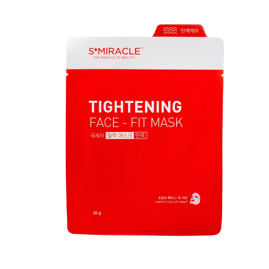 S+miracle Маска для лица Подтягивающая Tightening Face Fit Mask