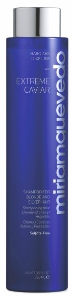 Miriam Quevedo Шампунь для светлых и седых волос Extreme Caviar Shampoo for Blonde and Silver Hair, 250 мл