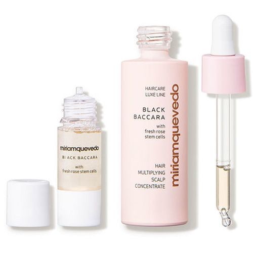 Miriam Quevedo Набор Black Baccara Hair Multiplying Scalp Concentrate + Pre-Treatment Exfoliator, 30 мл + 10 мл