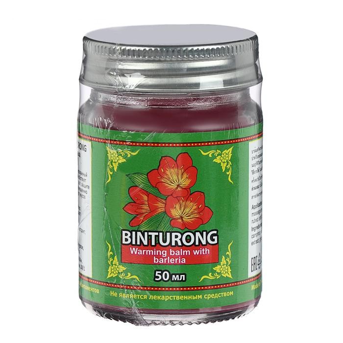 Бальзам для тела Binturong разогревающий с барлерией, 50 г