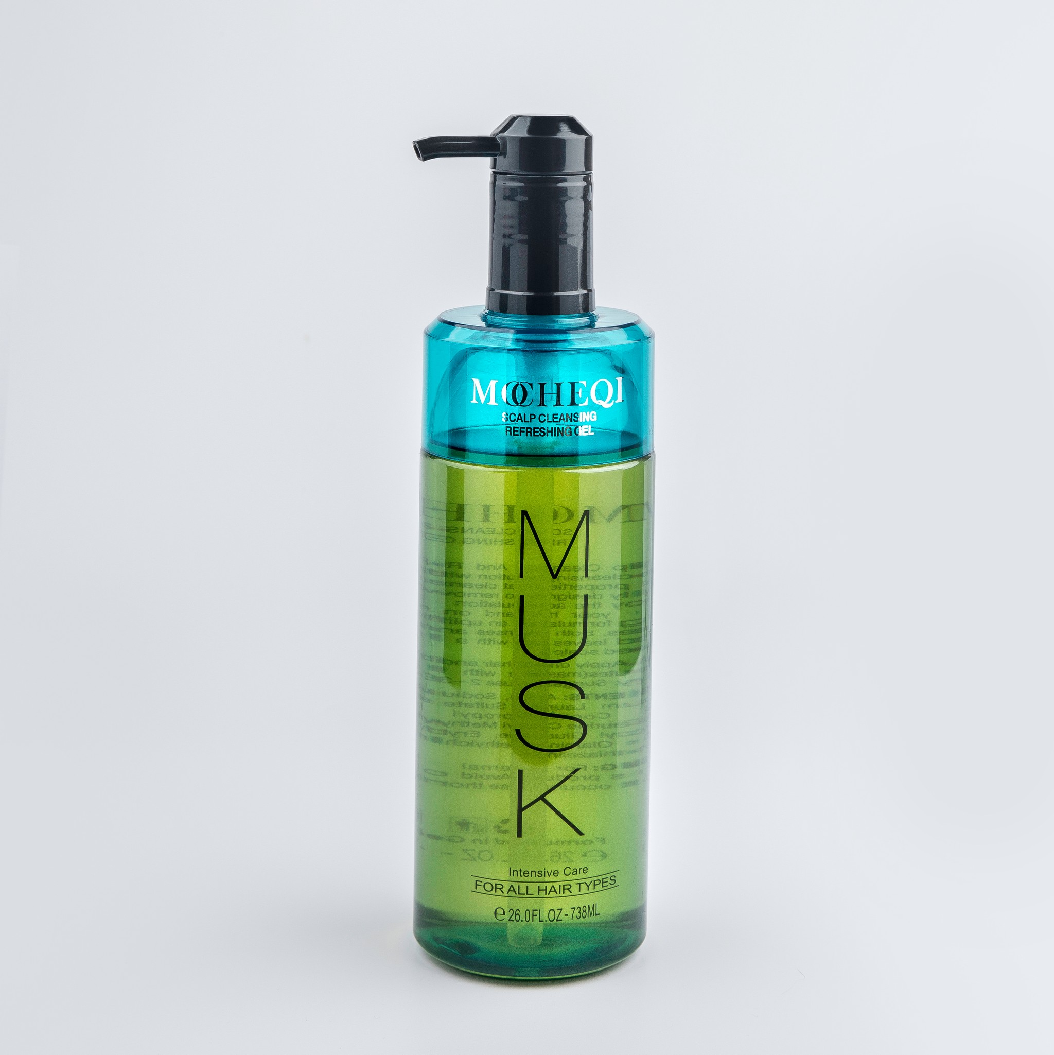 Mocheqi MUSK Гель для глубокой очистки кожи головы Scalp Cleaning Refreshing Gel, 738 мл