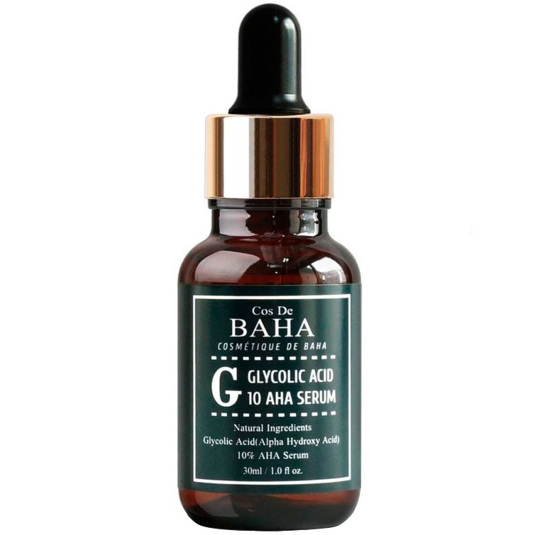 Cos De Baha Сыворотка с гликолевой кислотой 10% и гамамелисом Glycolic Acid 10 Aha Serum, 30 мл