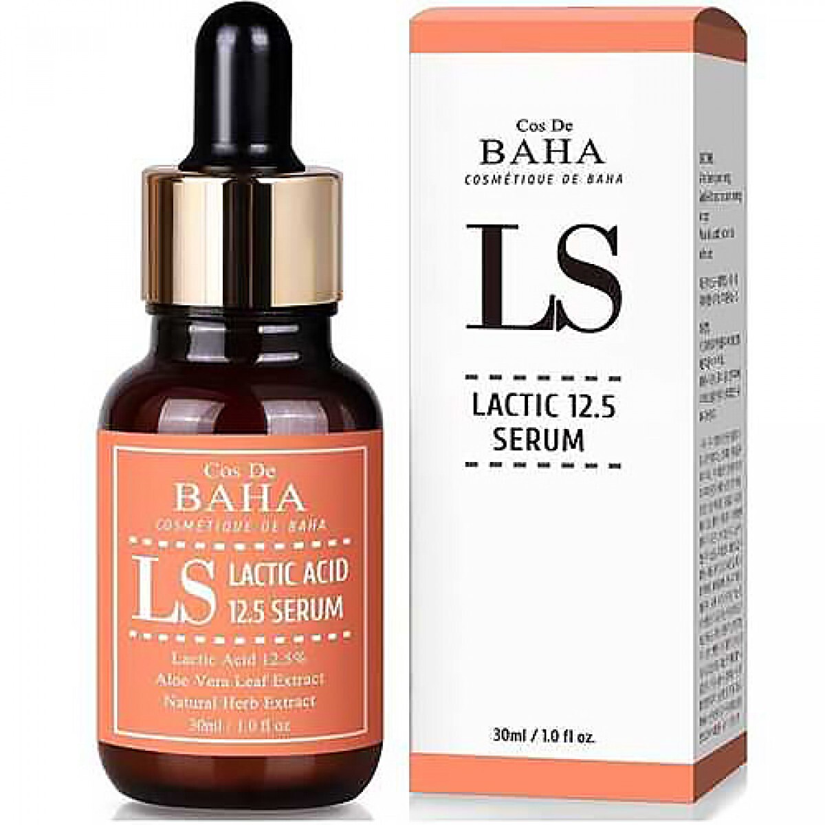 Cos de Baha Сыворотка с молочной кислотой 12,5% Lactic Acid Serum, 30 мл