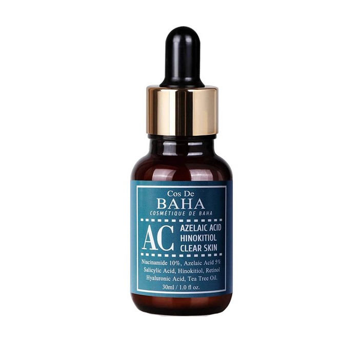 Cos de Baha Сыворотка с азелаиновой кислотой и хинокитиолом AC Azelaic Acid Hinokitiol Clear Skin Serum, 30 мл