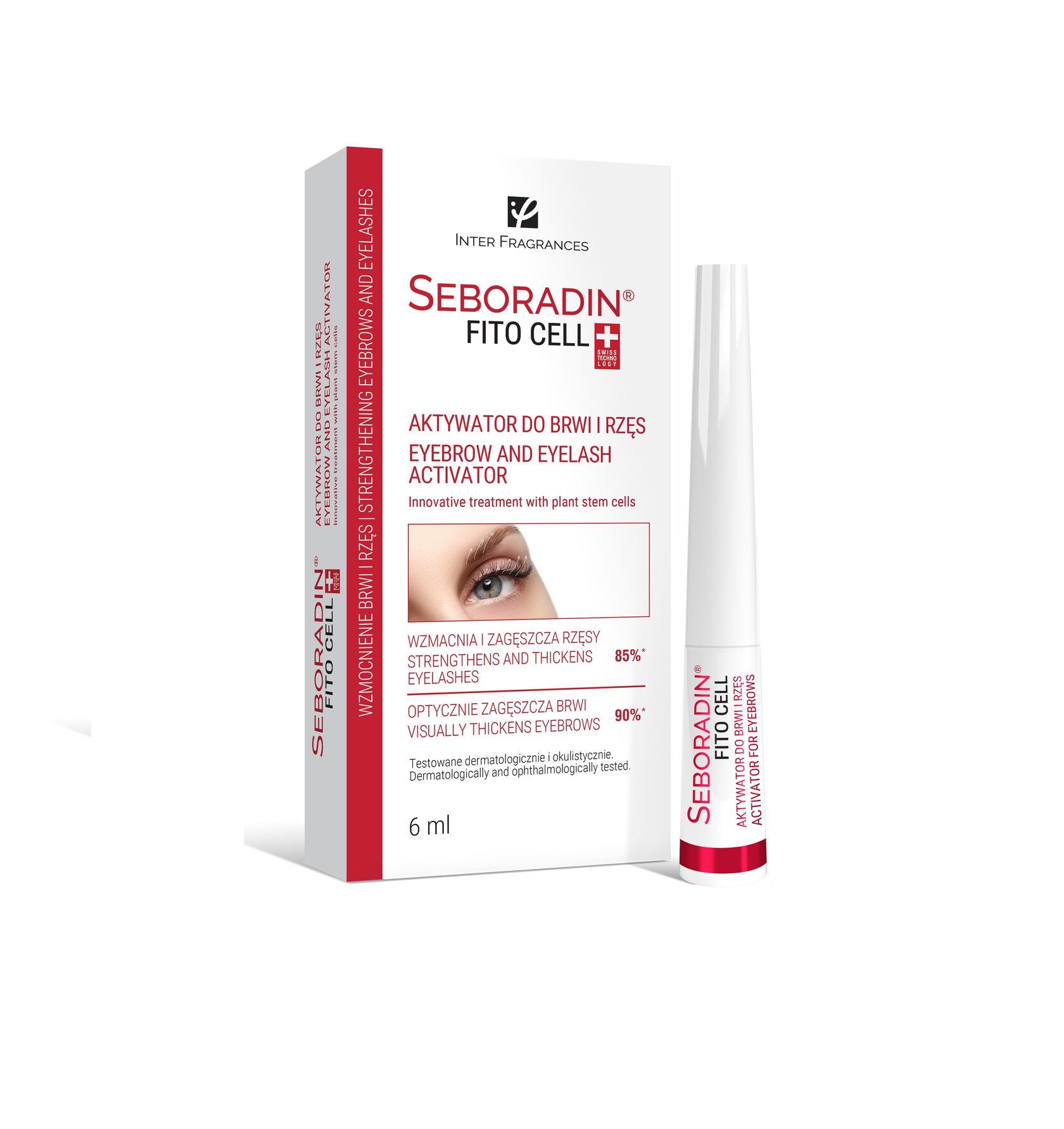 Сыворотка Seboradin FITO CELL для роста ресниц и бровей / Seboradin FITO CELL EYEBROW AND EYELASH ACTIVATOR, 6 мл