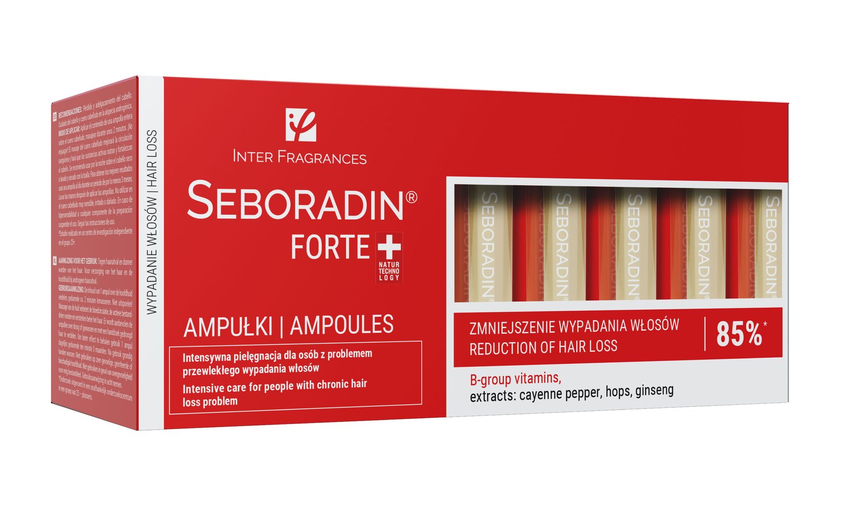 Ампула-сыворотка Seboradin FORTE от выпадения волос / Seboradin FORTE Ampoules, 14x5,5 мл