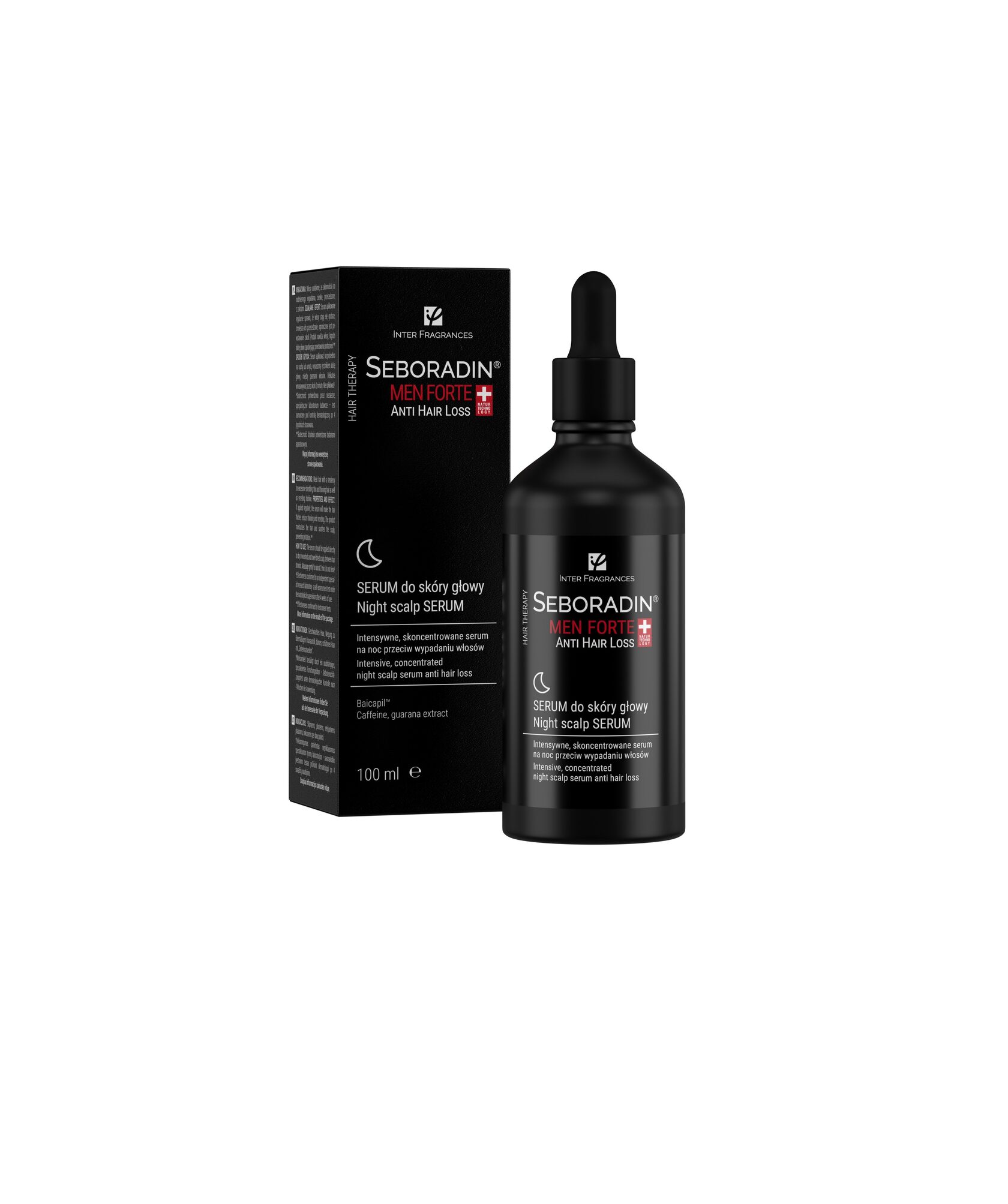 Ночная сыворотка Seboradin MEN FORTE от выпадения волос для мужчин / Seboradin MEN FORTE ANTI HAIR LOSS night scalp serum, 100 мл