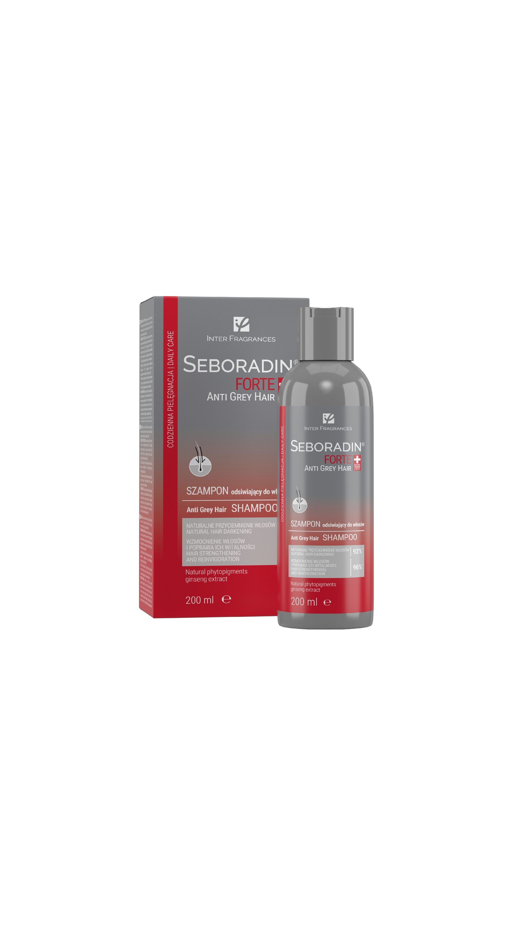 Шампунь Seboradin FORTE от седых волос / Seboradin FORTE ANTI GREY HAIR shampoo, 200 мл